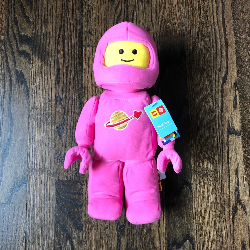 NWT LEGO Collection x Target Minifigure Astronaut Plush (Pink)